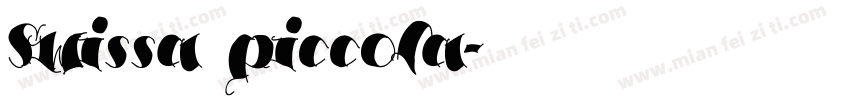 Swissa piccola字体转换